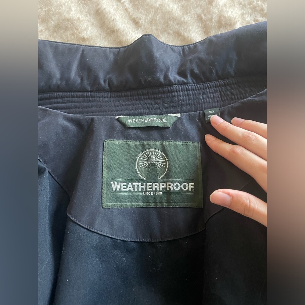 Navy Weatherproof Jacket - Picture 3 of 3